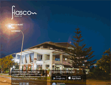 Tablet Screenshot of fiascorestaurant.com.au